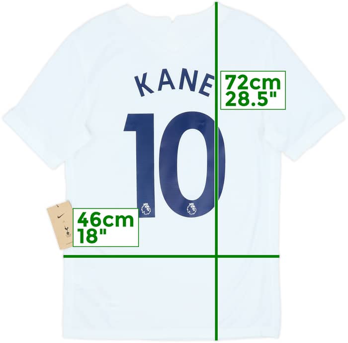 2021-22 Tottenham Home Shirt Kane #10 (S)