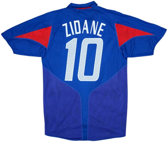 2004-06 France Home Shirt Zidane #10 (S)