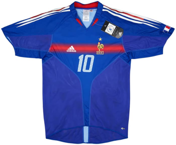 2004-06 France Home Shirt Zidane #10 (S)