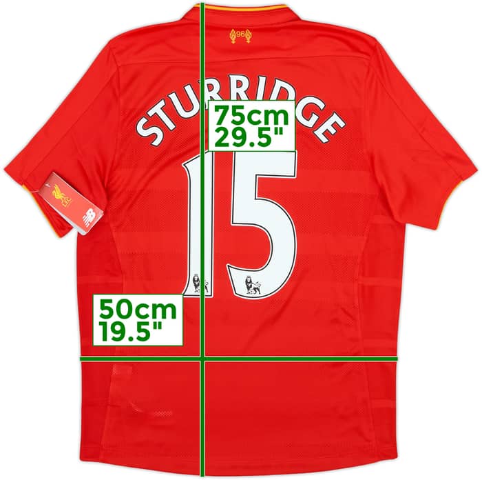 2016-17 Liverpool Home Shirt Sturridge #15 (S)