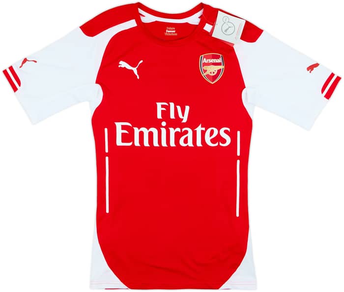 2014-15 Arsenal Player Issue (ACTV Fit) Home Shirt Arteta #8 (M)