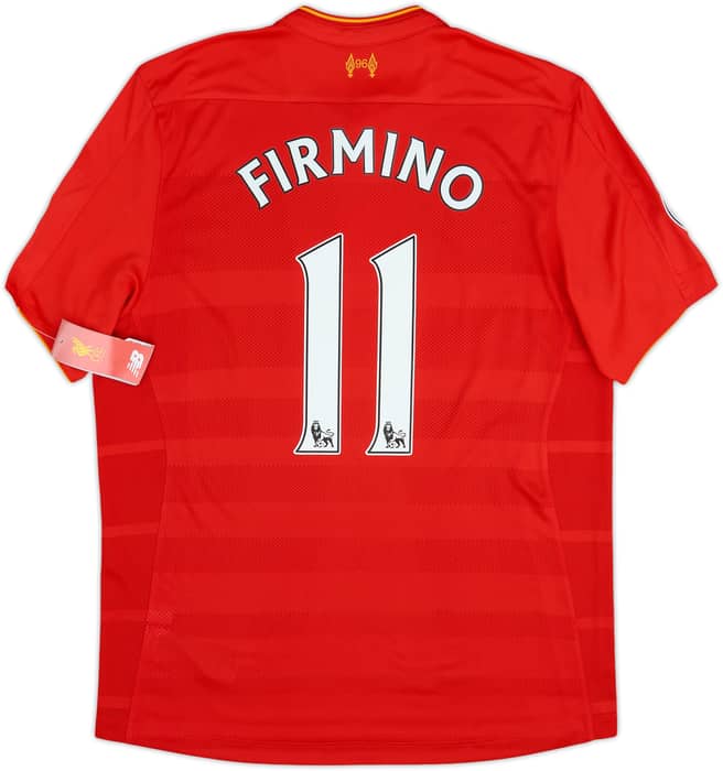 2016-17 Liverpool Home Shirt Firmino #11 (L)