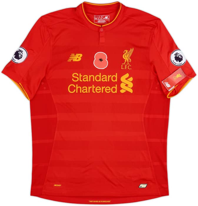 2016-17 Liverpool Home Shirt Firmino #11 (L)