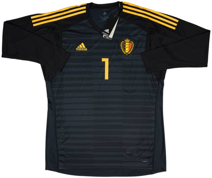 2018-19 Belgium GK Shirt Courtois #1 (XL)