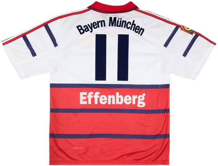 1998-00 Bayern Munich Away Shirt Effenberg #11 (L)