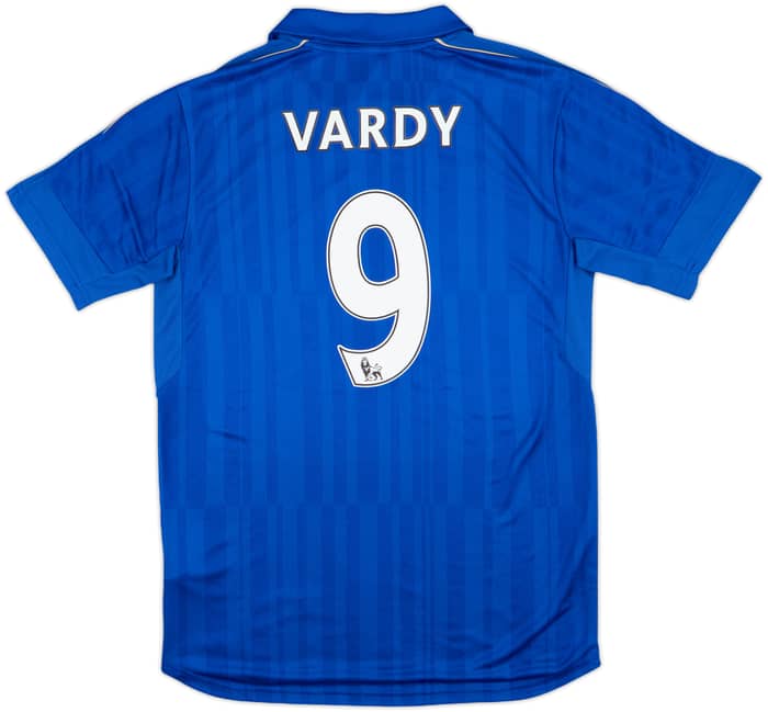 2016-17 Leicester Home Shirt Vardy #9 (M)