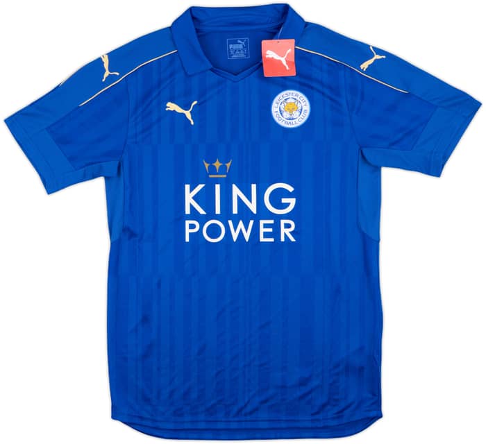 2016-17 Leicester Home Shirt Vardy #9 (M)