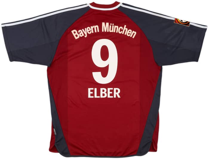 2001-02 Bayern Munich Home Shirt Elber #9 (L)