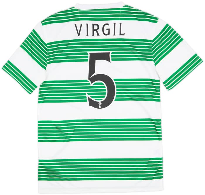 2013-15 Celtic Home Shirt Virgil #5 (S)