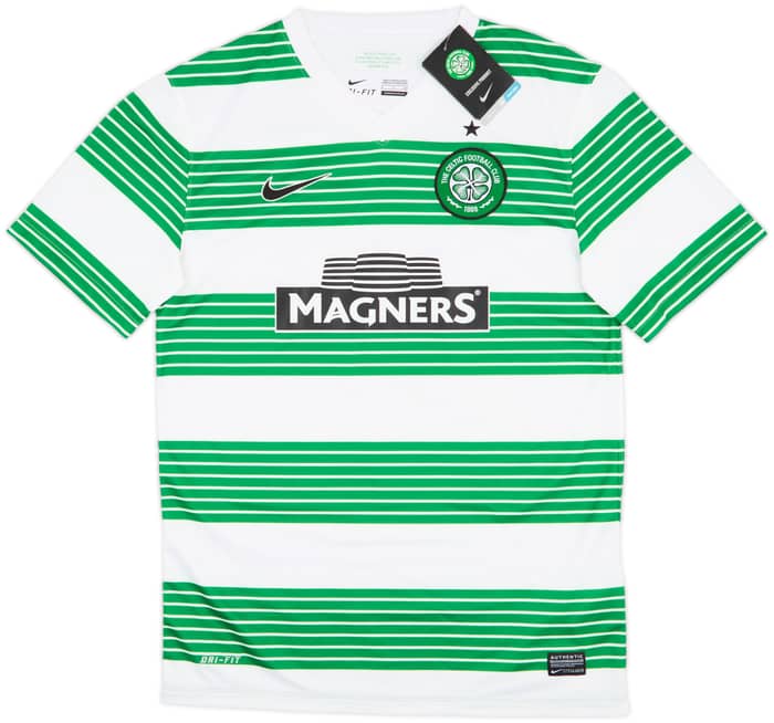 2013-15 Celtic Home Shirt Virgil #5 (S)