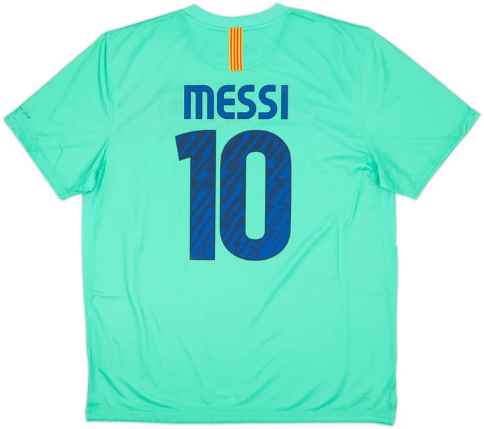 2010-11 Barcelona Authentic Away Shirt Messi #10 (XL)