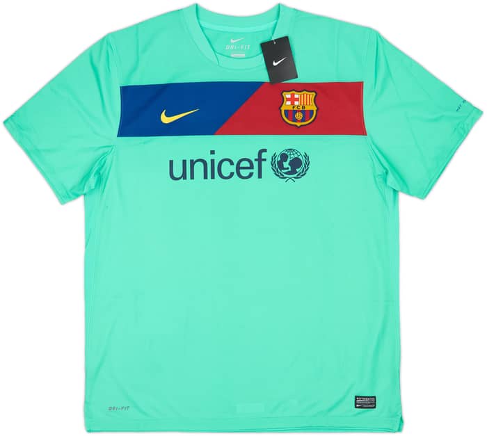 2010-11 Barcelona Authentic Away Shirt Messi #10 (XL)