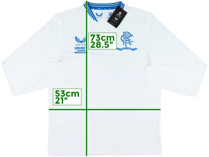 2021-22 Rangers Castore Training L/S Shirt (M)