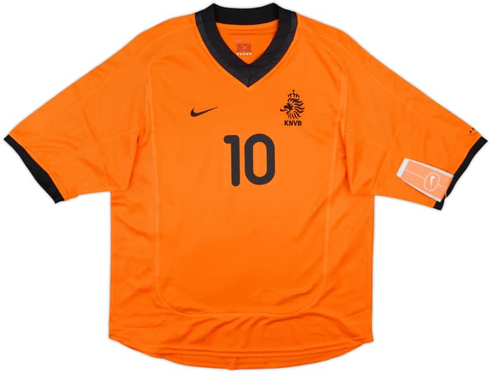 2000-02 Netherlands Home Shirt Bergkamp #10 (S)