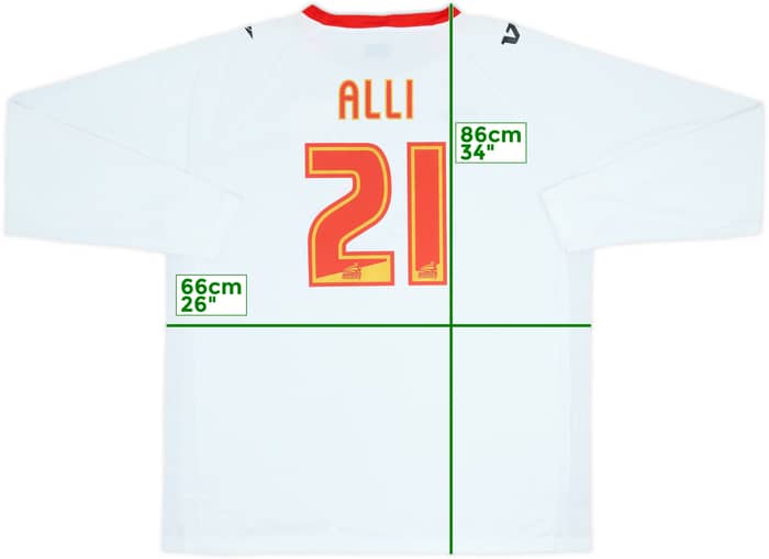 2012-13 MK Dons Home L/S Shirt Alli #21 (3XL)