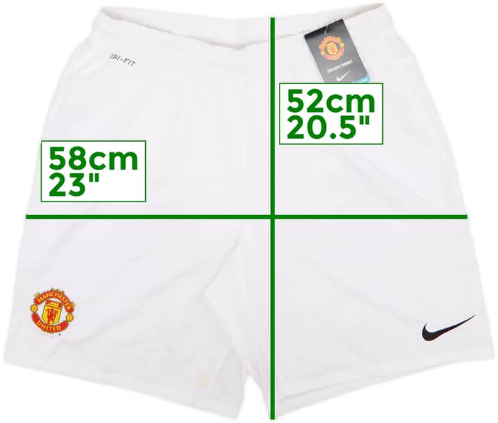 2011-12 Manchester United Home Shorts (XL)