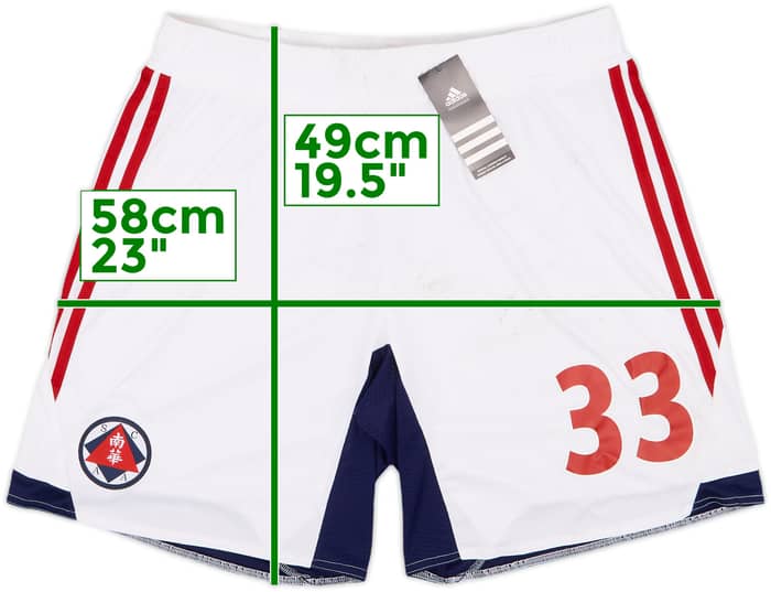 2014-15 South China Player Issue Home Shorts #33 (L)