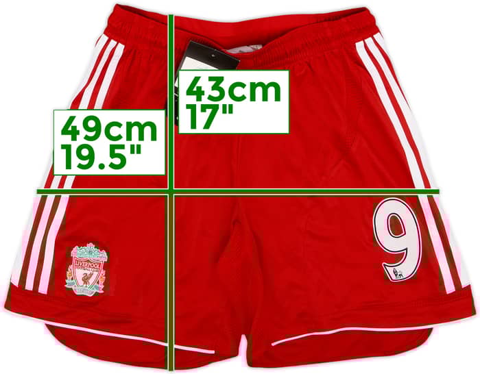 2006-08 Liverpool Home Shorts #9 (Torres) (M)