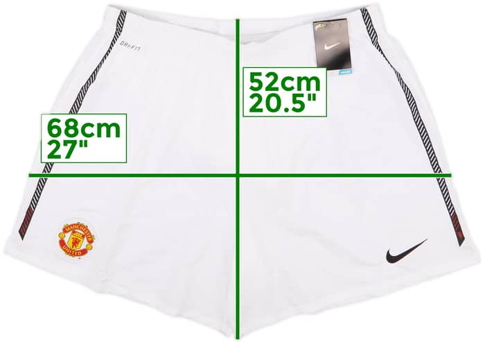 2010-11 Manchester United Home Shorts (XXL)