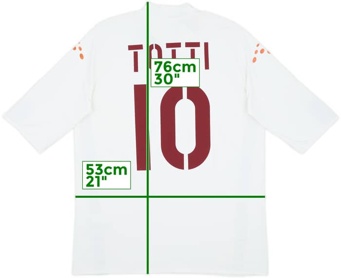 2003-04 Roma Away Shirt Totti #10 (XXL)