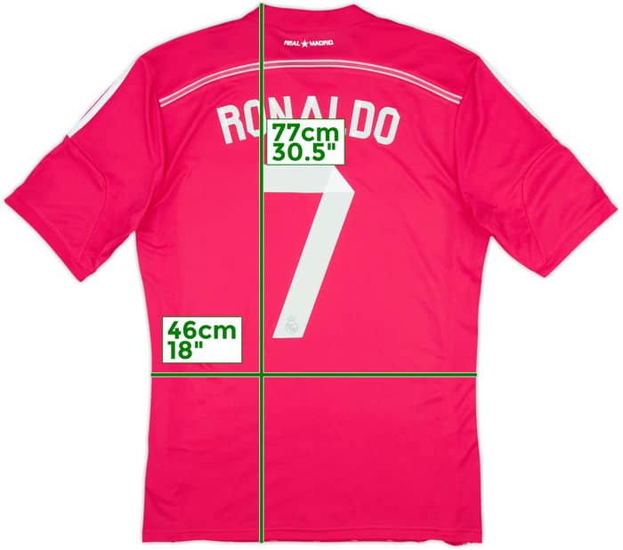 2014-15 Real Madrid Away Shirt Ronaldo #7 (L)