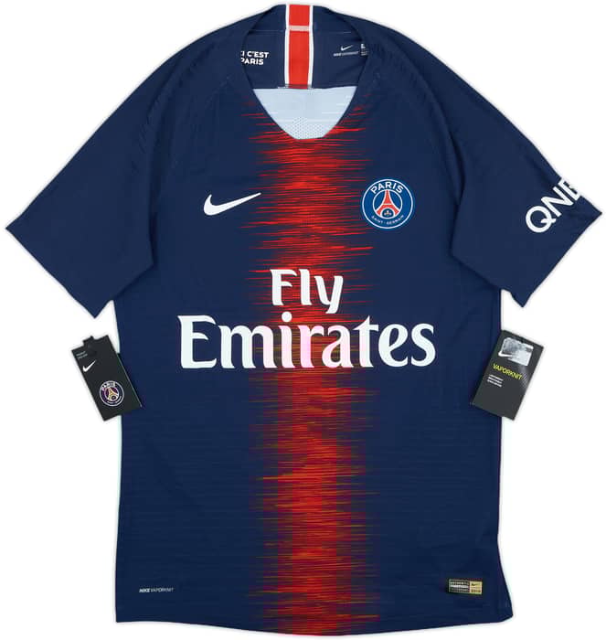 2018-19 Paris Saint-Germain Authentic Home Shirt Mbappe #7 (S)