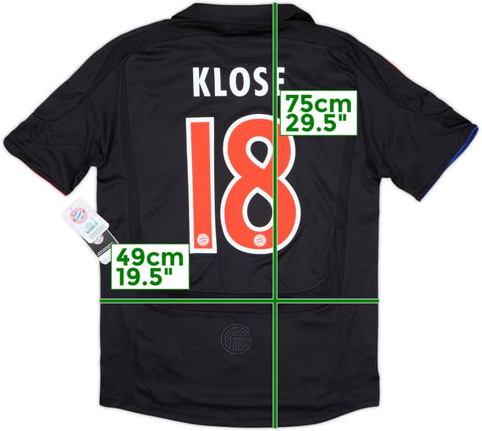 2007-09 Bayern Munich European Shirt Klose #18 (S)
