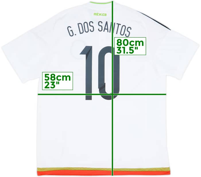 2015-17 Mexico Away Shirt G. Dos Santos #10 (XL)