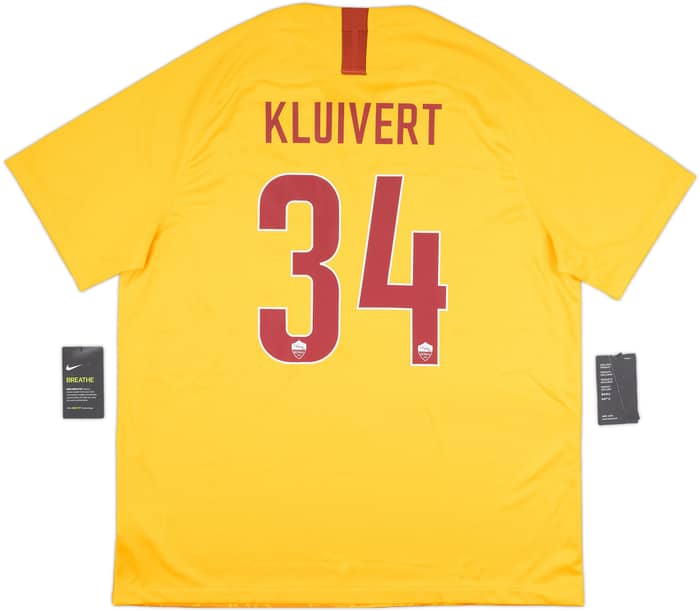 2018-19 Roma Third Shirt Kluivert #34 (XL)