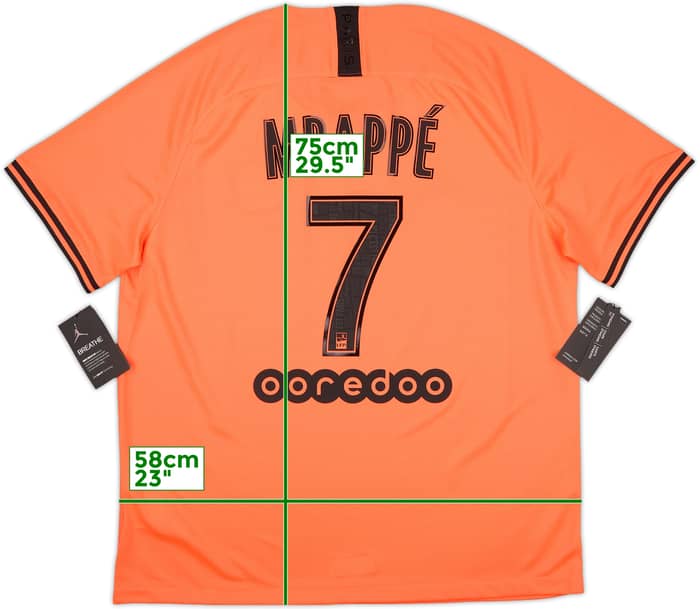 2019-20 Paris Saint-Germain Away Shirt Mbappe #7 (XL)