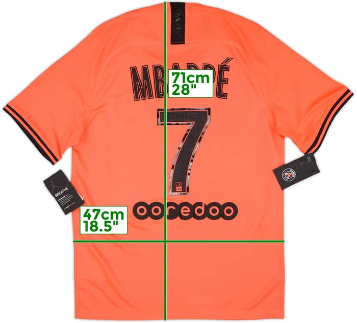 2019-20 Paris Saint-Germain Away Shirt Mbappe #7 (M)