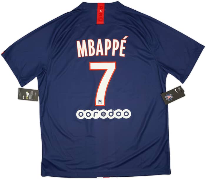 2019-20 Paris Saint-Germain Home Shirt Mbappe #7 (XL)