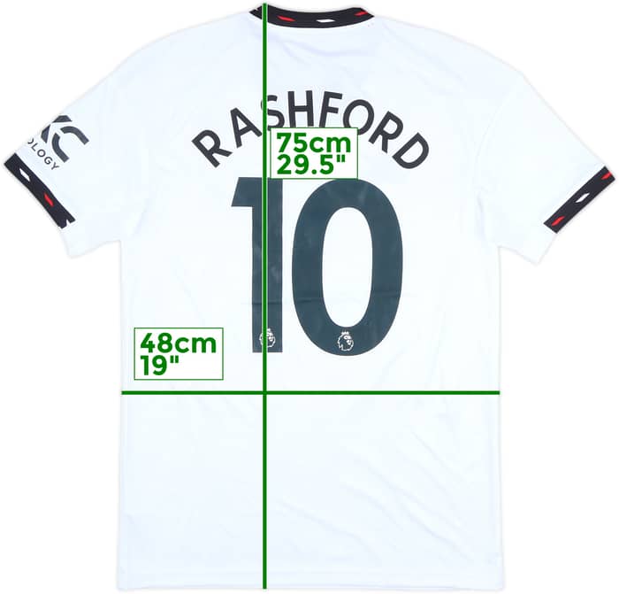 2022-23 Manchester United Away Shirt Rashford #10 (S)