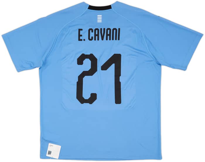 2018-19 Uruguay Home Shirt E.Cavani #21 - 9/10 - (XL)