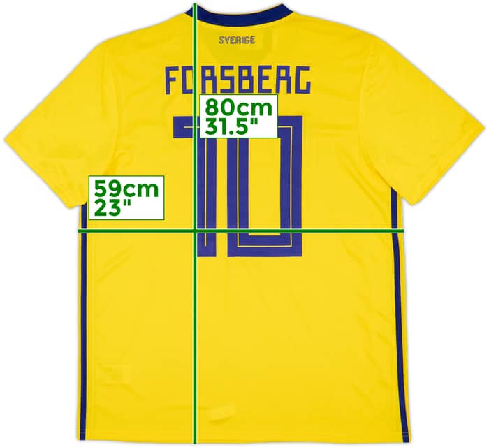 2018-20 Sweden Home Shirt Forsberg #10 (XL)