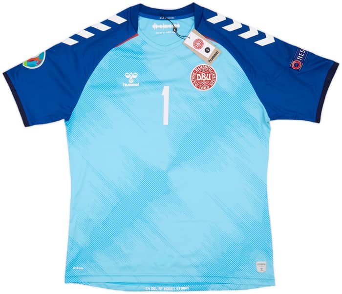 2020-21 Denmark GK S/S Shirt Schmeichel #1 (XXL)