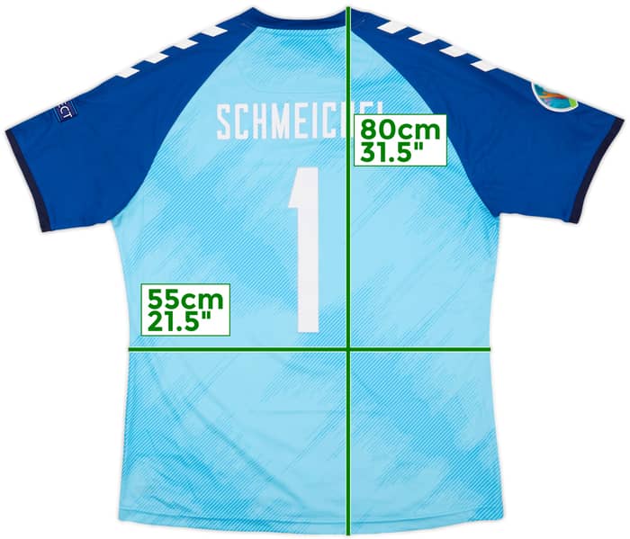 2020-21 Denmark GK S/S Shirt Schmeichel #1 (XXL)