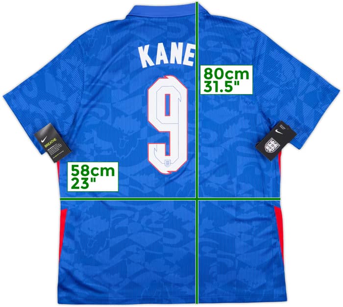 2020-21 England Away Shirt Kane #9 (XL)