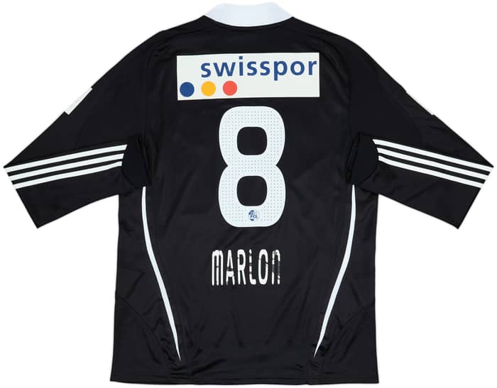 2008-10 FC Luzern Player Issue Away L/S Shirt Marlon #8 - 6/10 - (L)