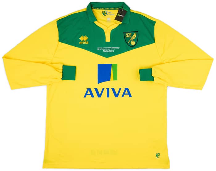 2014-15 Norwich 'Play-off Final' Home L/S Shirt (3XL)
