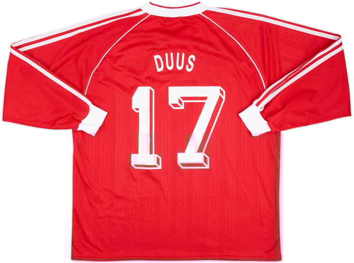 1999-00 Silkeborg Home L/S Shirt Duus #17 - 7/10 - (XL)