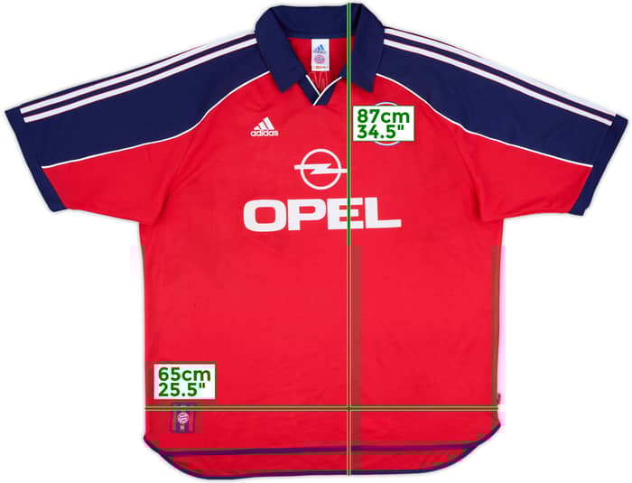 1999-01 Bayern Munich Fanclub Home Shirt - 5/10 - (XXL)