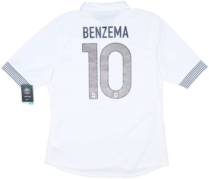 2012-13 France Player Issue Away Shirt Benzema #10 (XL)