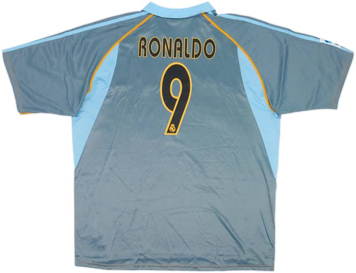 2003-04 Real Madrid Tercera Camiseta Ronaldo #9 (XL)