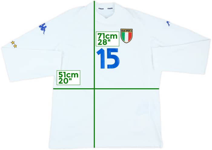2000-01 Italy Player Issue Away L/S Shirt #15 (XL)