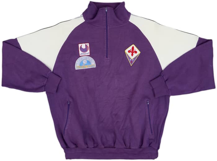1994-95 Fiorentina Uhlsport 1/4 Zip Track Jacket - 6/10 - (XL)