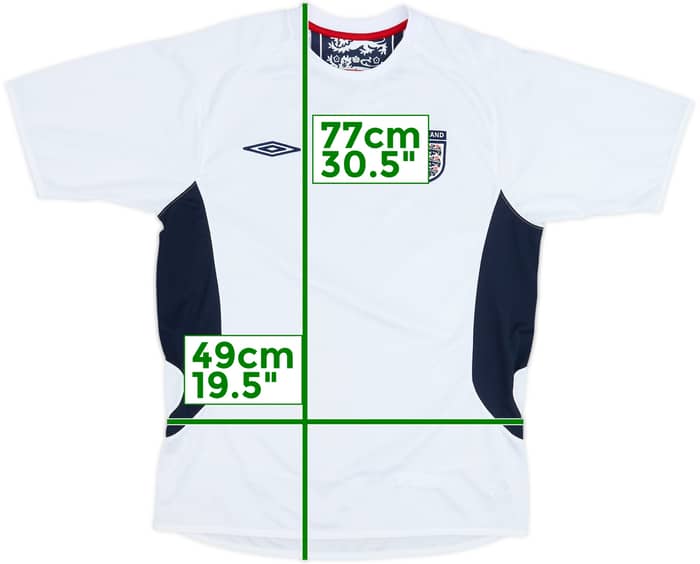 2004-06 Inglaterra Umbro Camiseta de entrenamiento - 7/10 - (M)