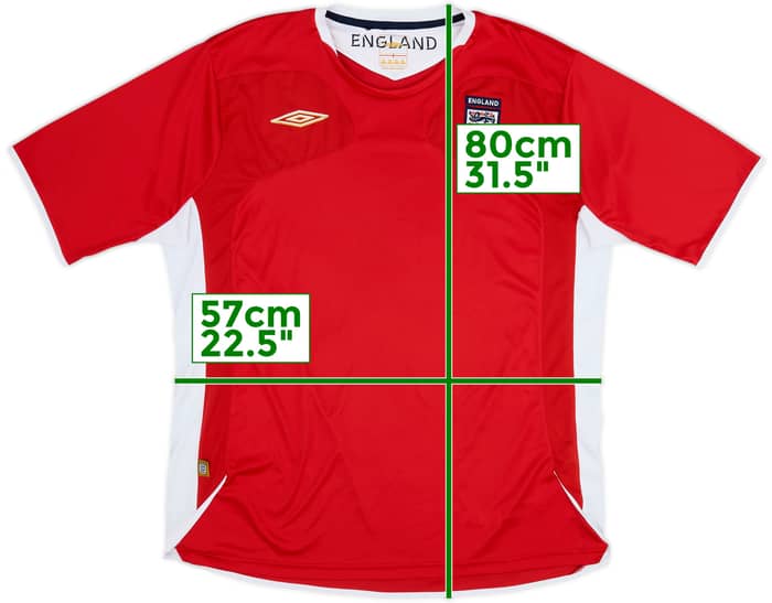 2006-07 England Umbro Training Shirt - 9/10 - (XXL)