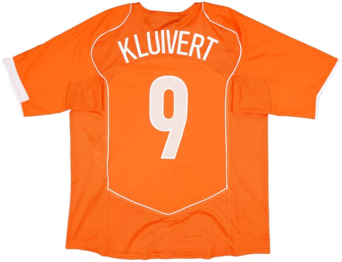 2004-06 Netherlands Home Shirt Kluivert #9 - 8/10 - (XL)