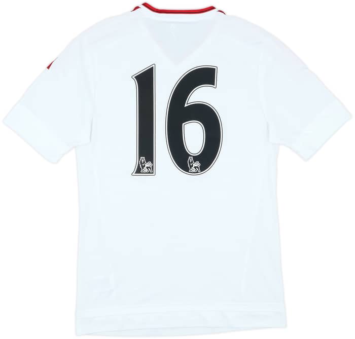 2015-16 Manchester United Match Issue Away Shirt #16